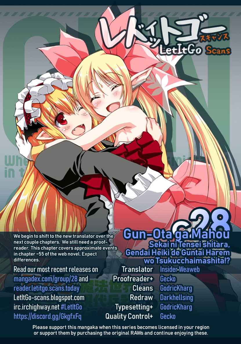 Gun-Ota ga Mahou Sekai ni Tensei shitara Chap 28 - Next Chap 29