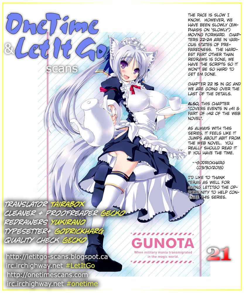 Gun-Ota ga Mahou Sekai ni Tensei shitara Chap 21 - Next Chap 22