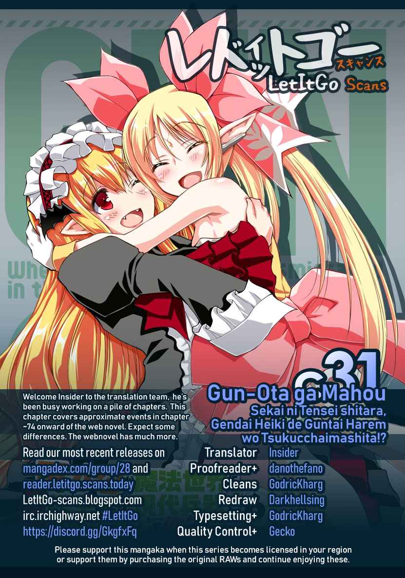 Gun-Ota ga Mahou Sekai ni Tensei shitara Chap 31 - Next Chap 32