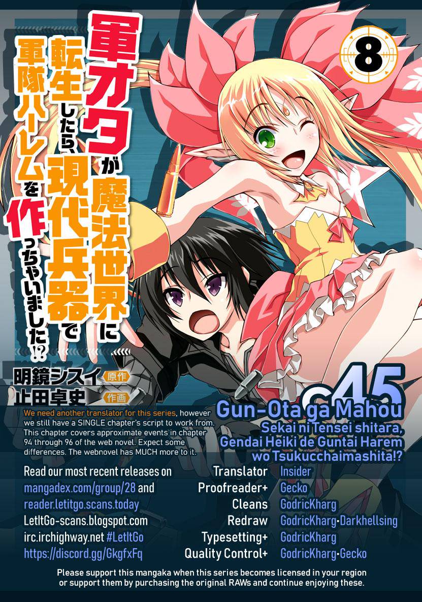Gun-Ota ga Mahou Sekai ni Tensei shitara Chap 45 - Next Chap 46