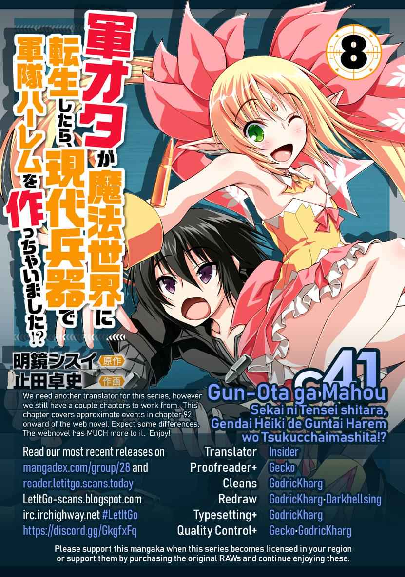 Gun-Ota ga Mahou Sekai ni Tensei shitara Chap 41 - Next Chap 42
