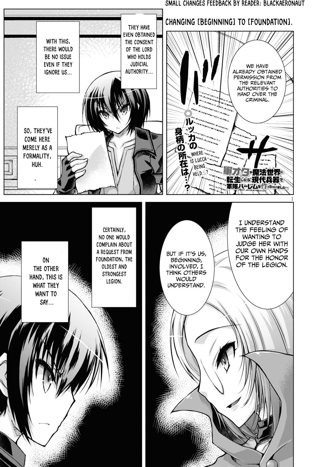 Gun-Ota ga Mahou Sekai ni Tensei shitara Chap 61 - Next Chap 62
