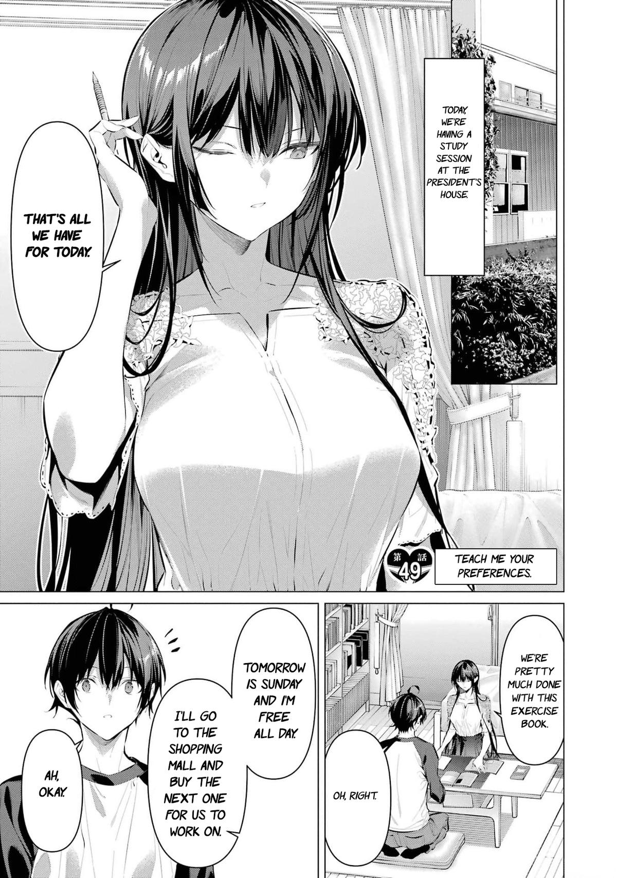 Please Put Them On, Takamine-san! Chap 49 - Next Chap 50