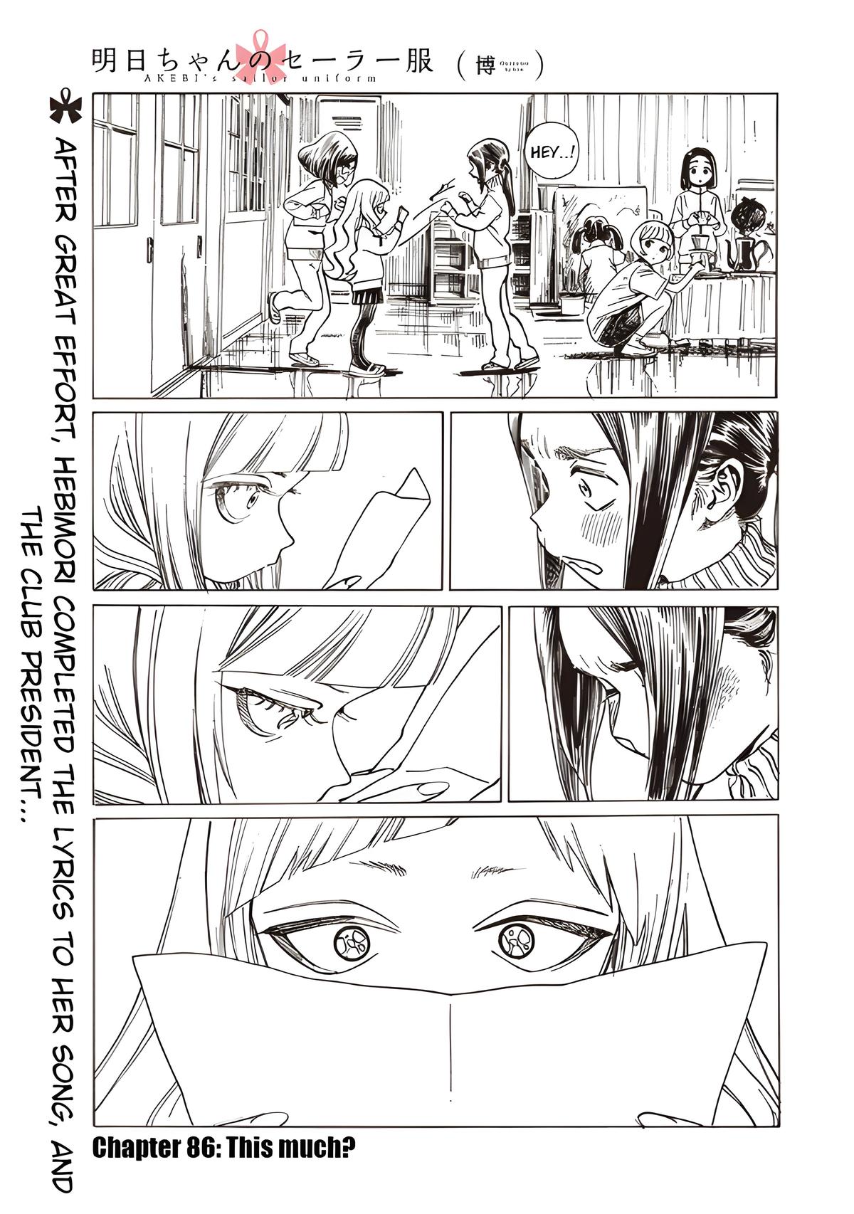 Akebi-chan no Sailor Fuku Chap 86 - Next Chap 87