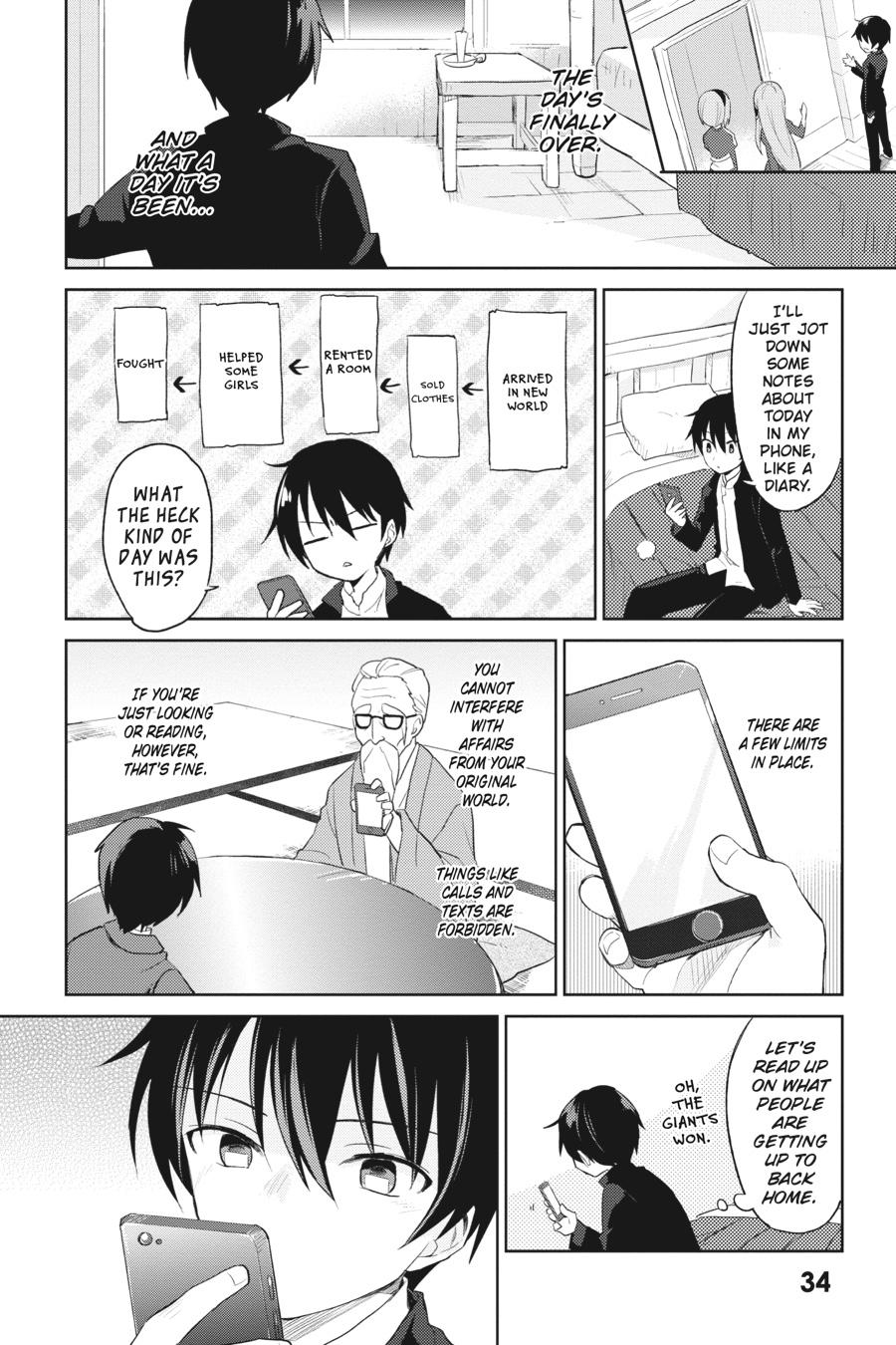 In Another World With My Smartphone Chap 1 - Next Chap 2