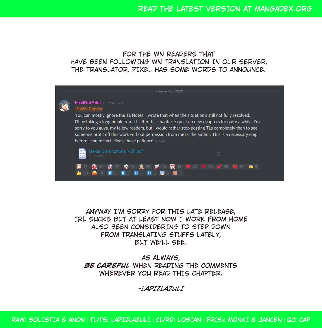 In Another World With My Smartphone Chap 41 - Next Chap 42