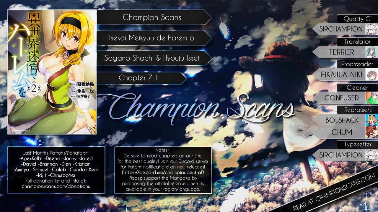 Isekai Meikyuu de Harem o Chap 7 - Next Chap 8