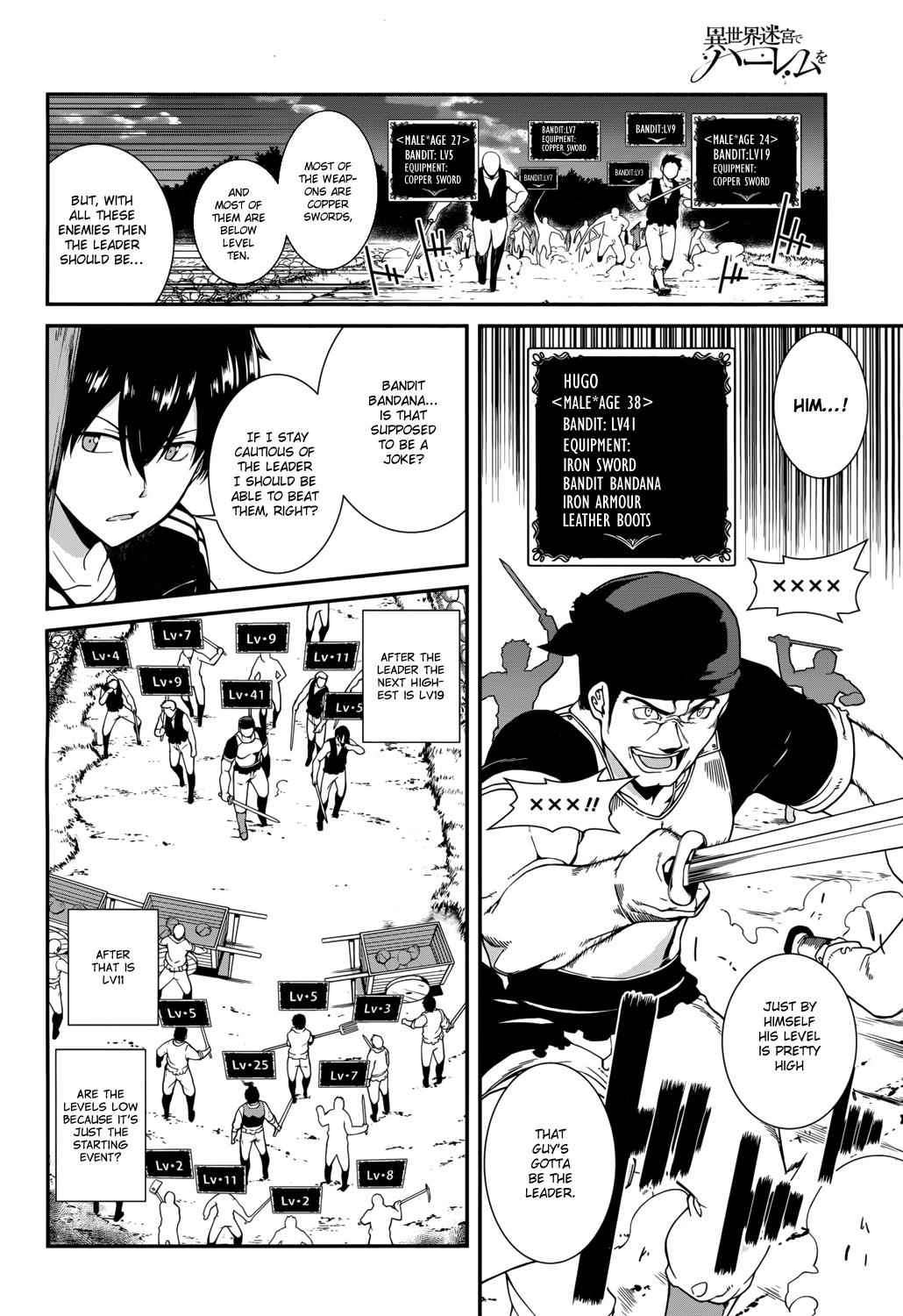 Isekai Meikyuu de Harem o Chap 1 - Next Chap 2