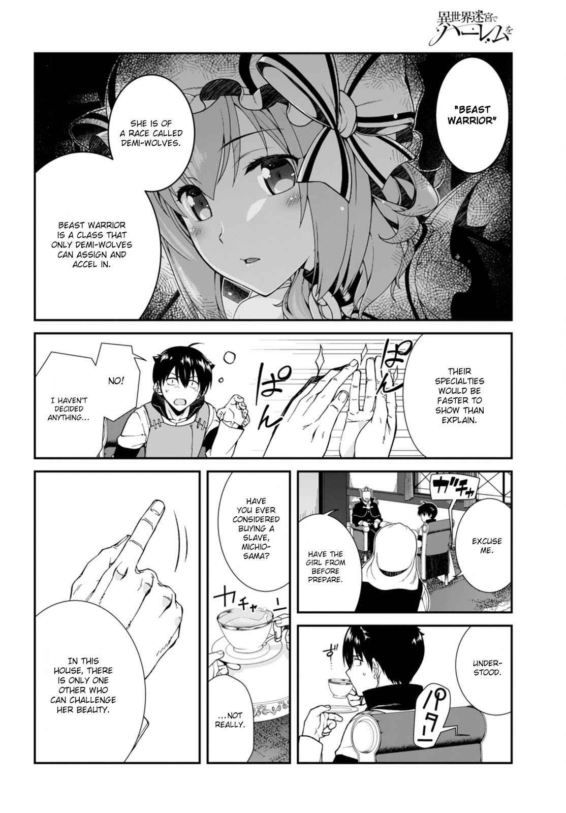 Isekai Meikyuu de Harem o Chap 3.2 - Next Chap 4.2