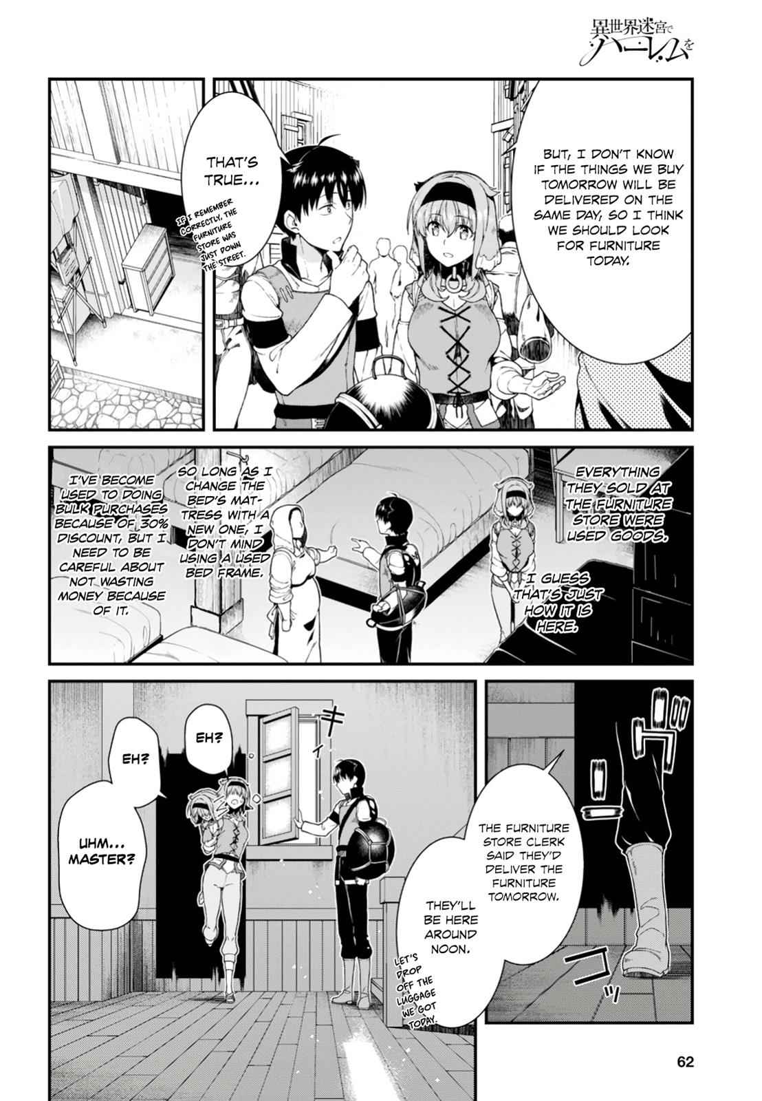 Isekai Meikyuu de Harem o Chap 25 - Next Chap 26