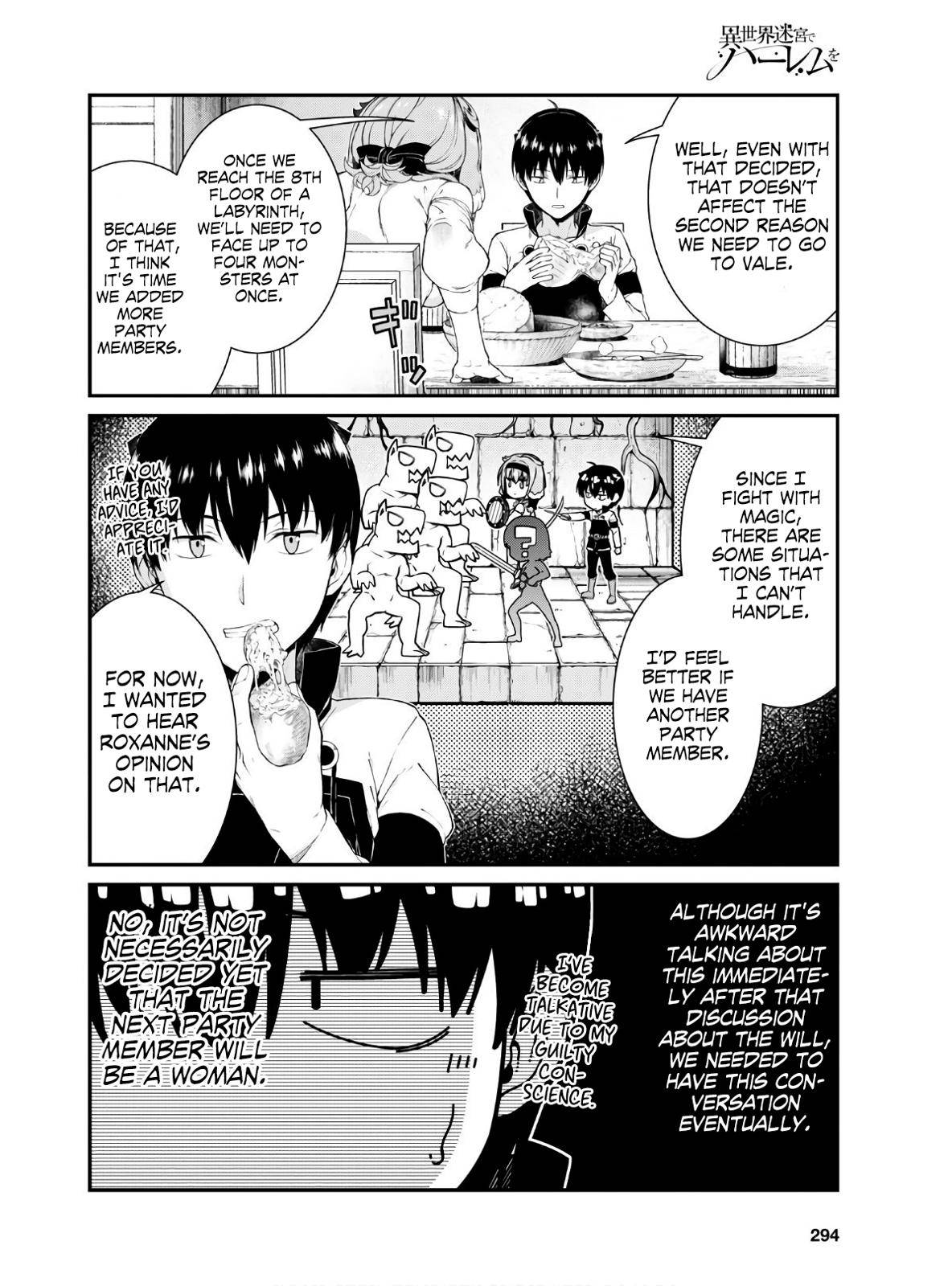 Isekai Meikyuu de Harem o Chap 37 - Next Chap 38