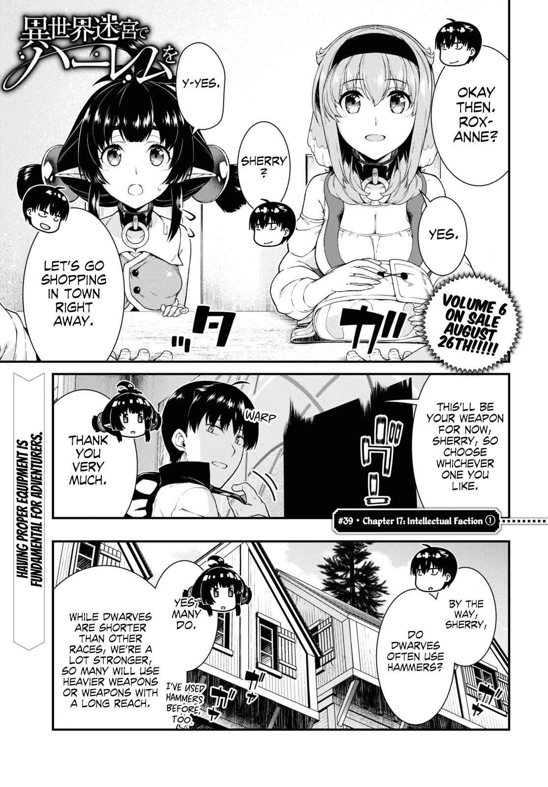 Isekai Meikyuu de Harem o Chap 39 - Next Chap 40