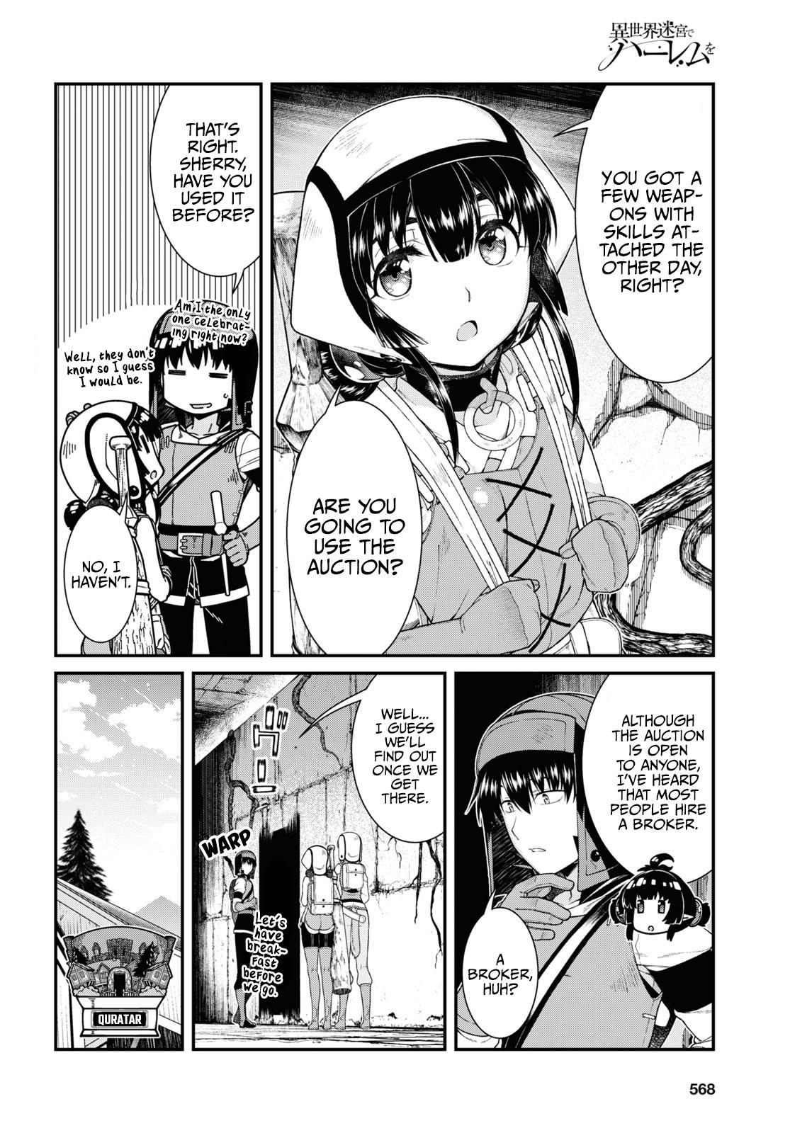 Isekai Meikyuu de Harem o Chap 52 - Next Chap 53