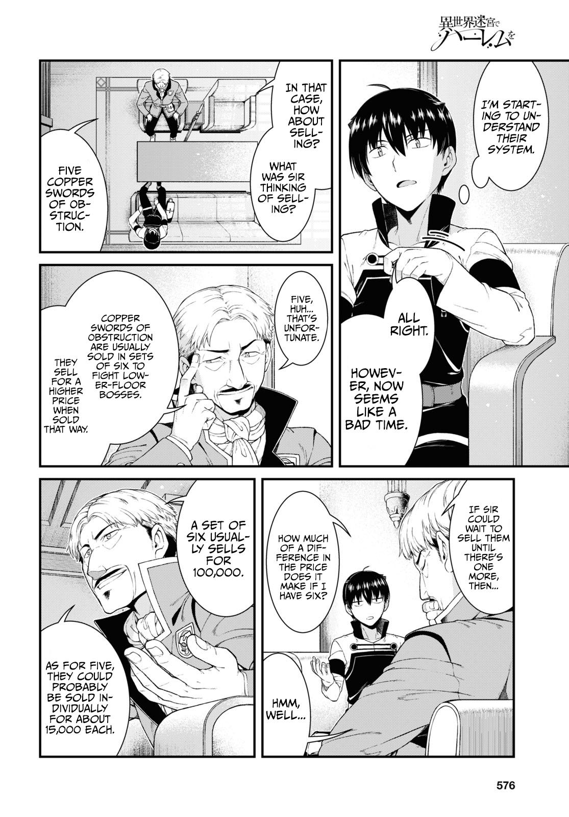Isekai Meikyuu de Harem o Chap 52 - Next Chap 53
