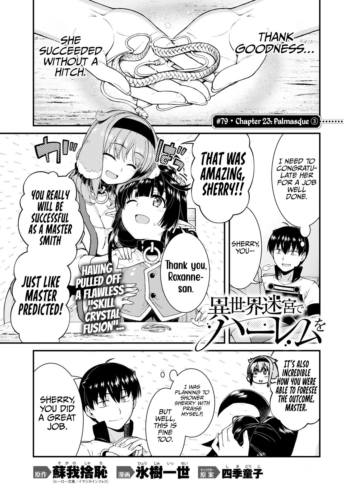 Isekai Meikyuu de Harem o Chap 79 - Next Chap 80