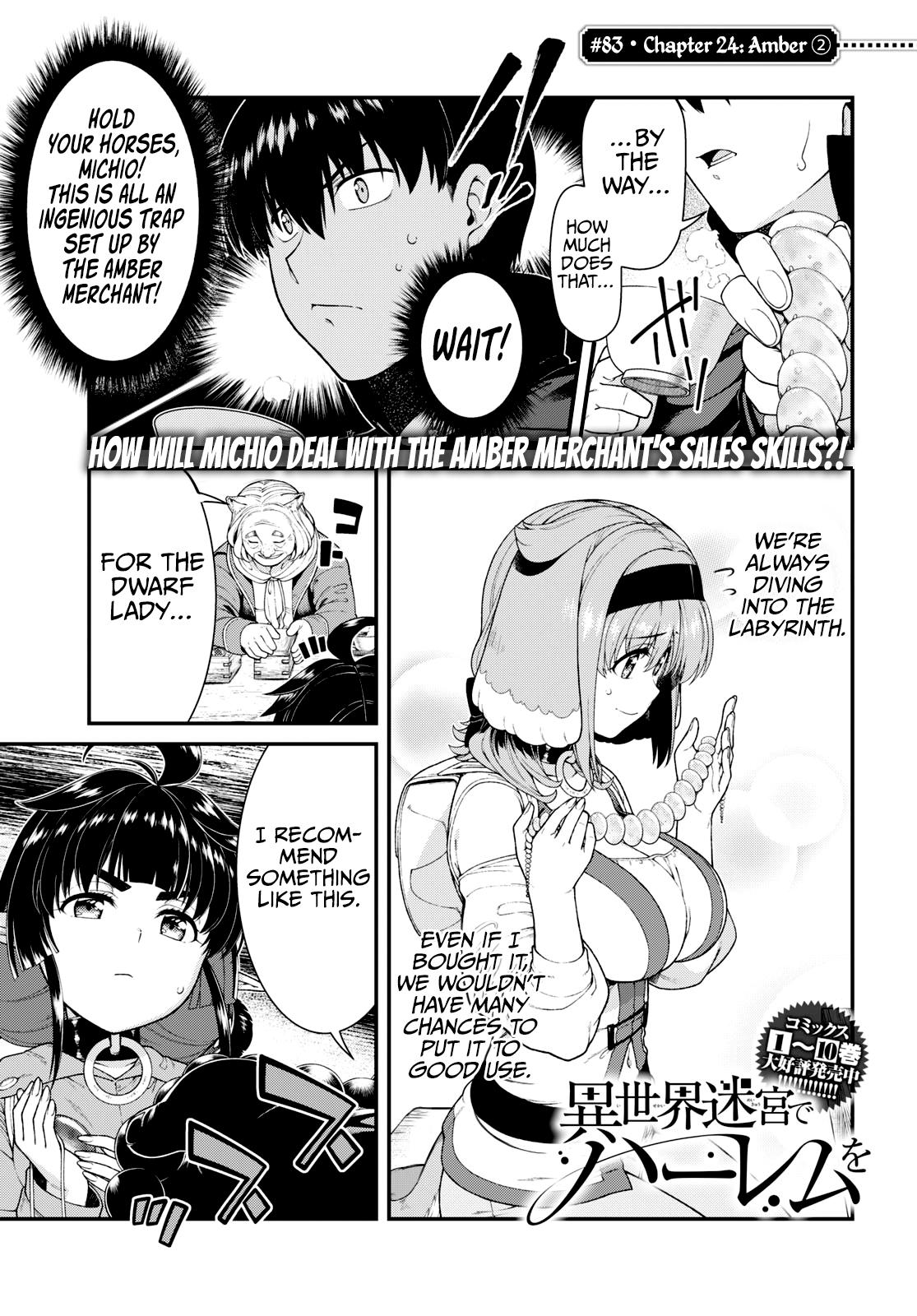 Isekai Meikyuu de Harem o Chap 83 - Next Chap 84