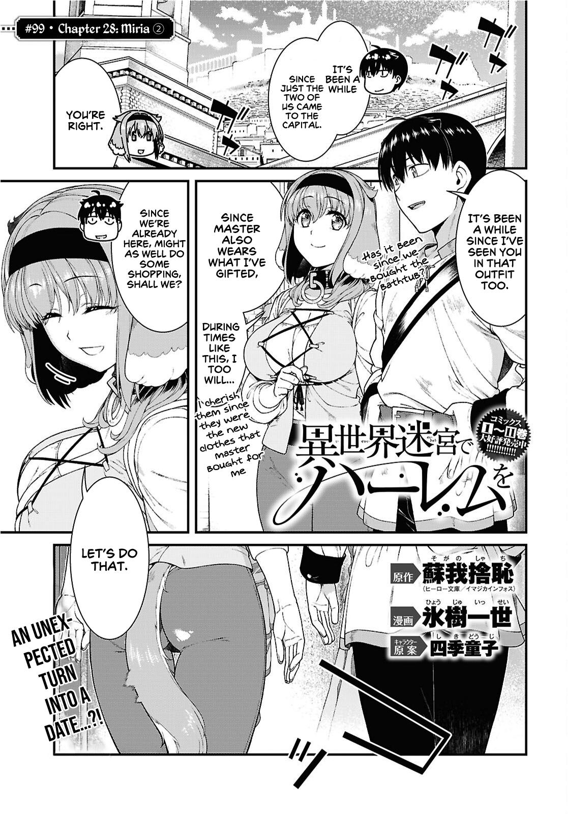 Isekai Meikyuu de Harem o Chap 99 - Next Chap 100
