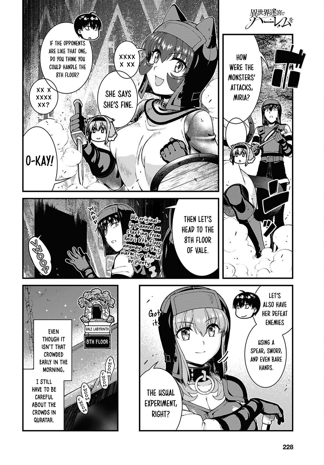 Isekai Meikyuu de Harem o Chap 111 - Next Chap 112