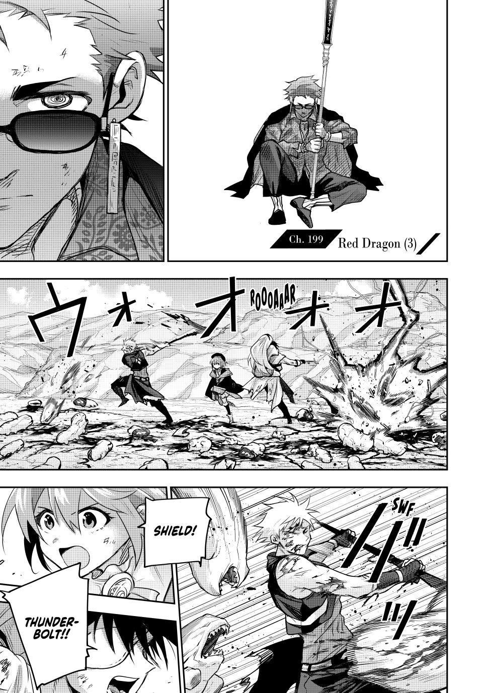 Mikata ga Yowasugite Hojo Mahou ni Tesshiteita Kyuutei Mahoushi, Tsuihou sarete Saikyou wo Mezashimasu Chap 199 - Next Chap 200