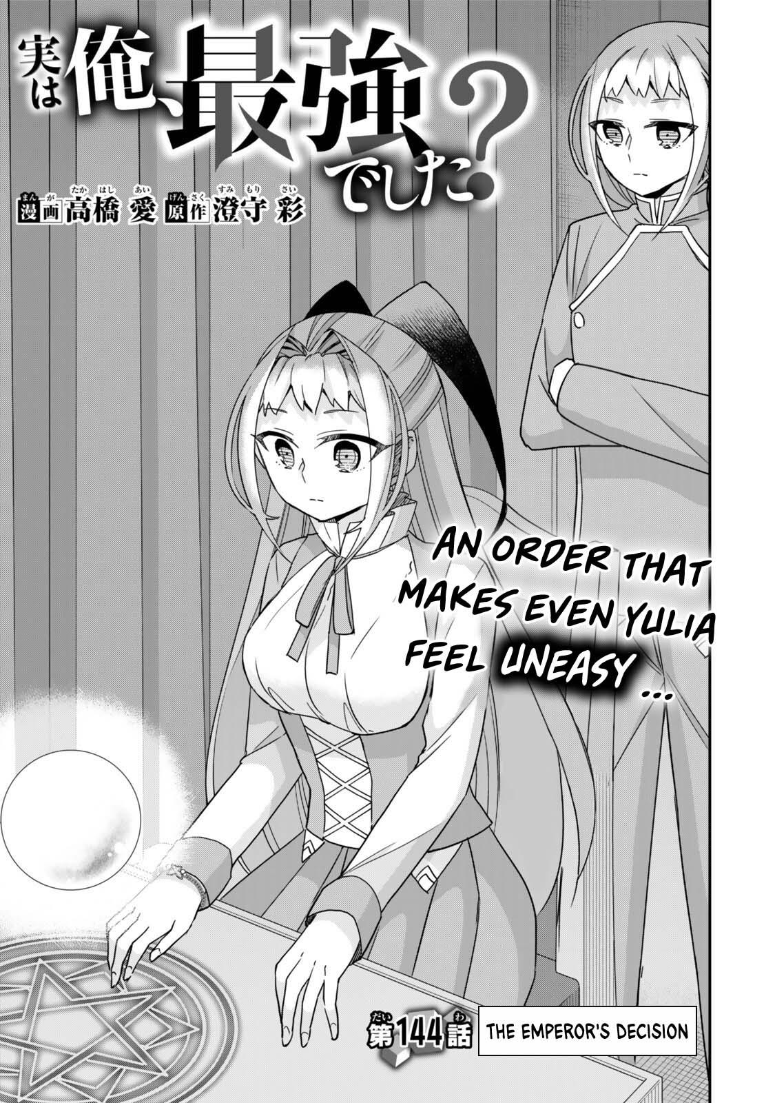 Jitsu wa Ore, Saikyou deshita? Chap 144 - Next Chap 145