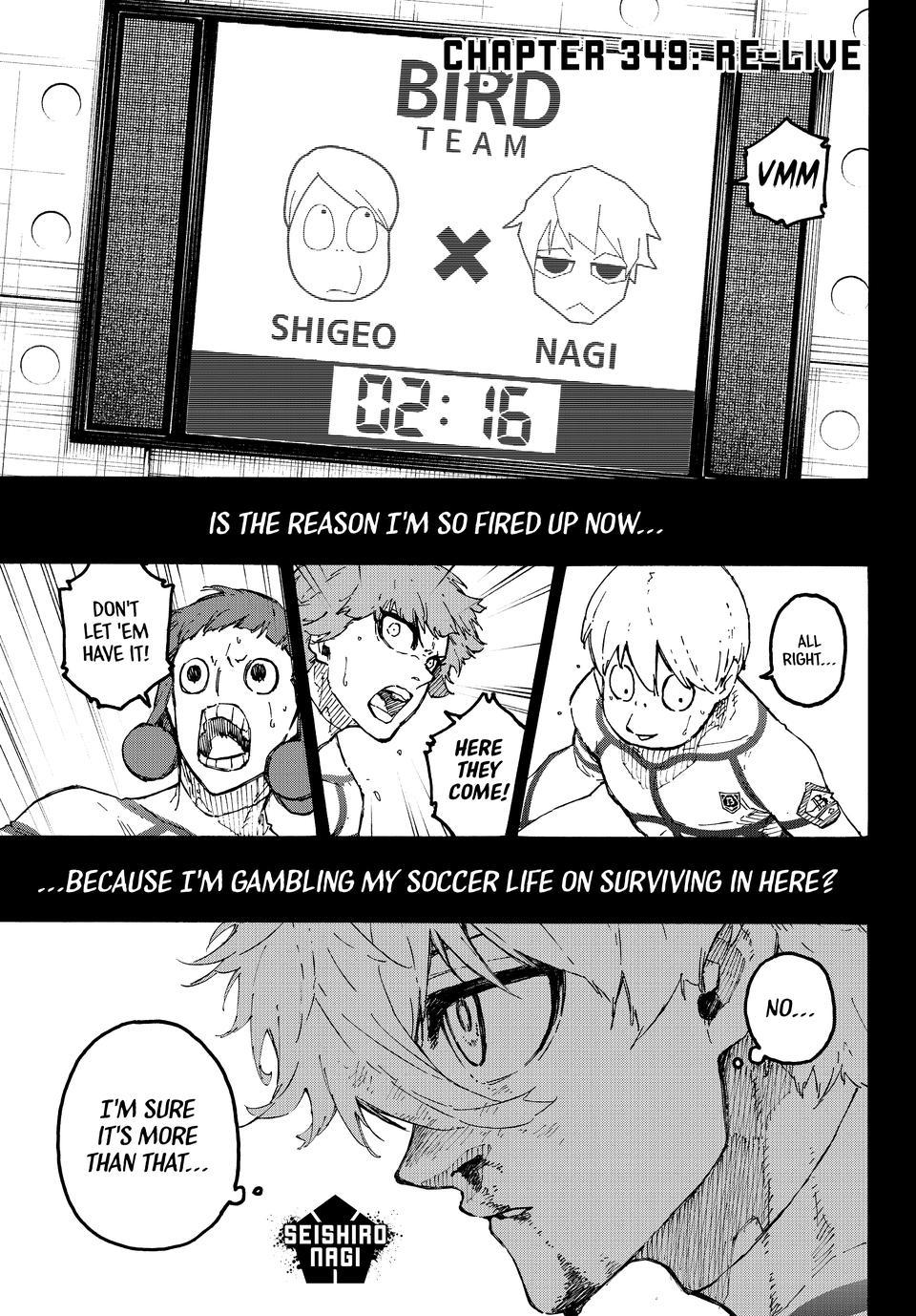 Blue Lock Chap 349 - Next Chap 350