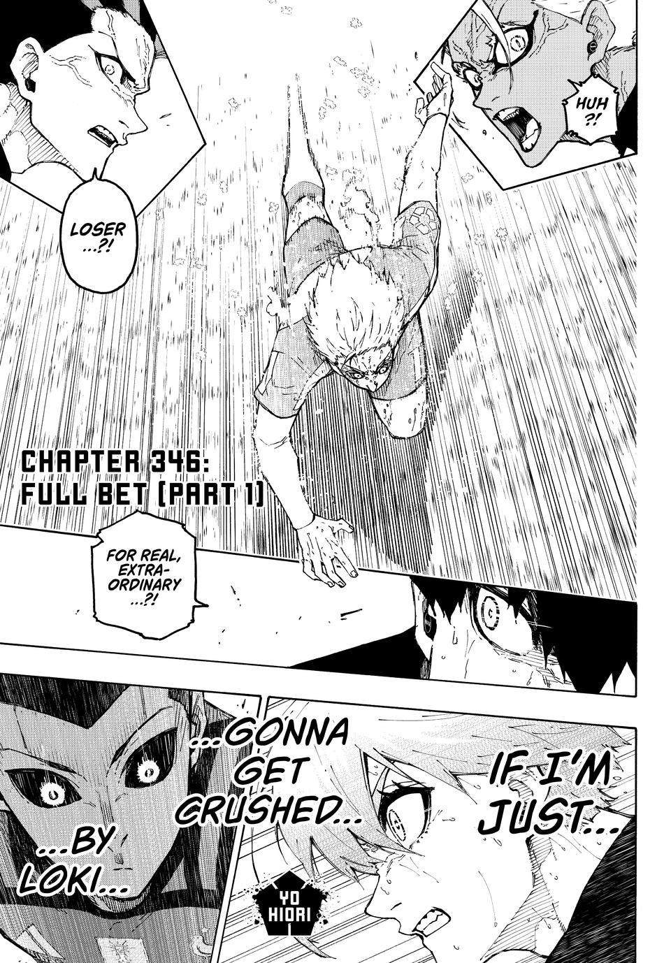 Blue Lock Chap 346 - Next Chap 347