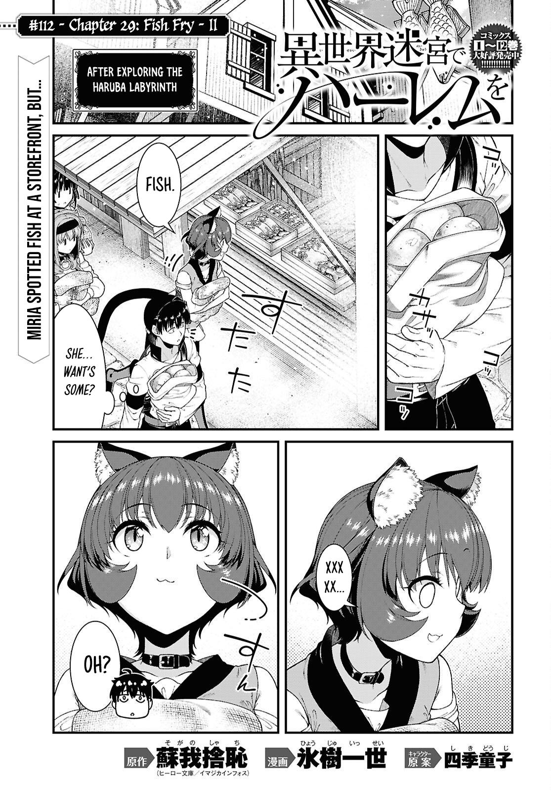 Isekai Meikyuu de Harem o Chap 112 - Next Chap 113