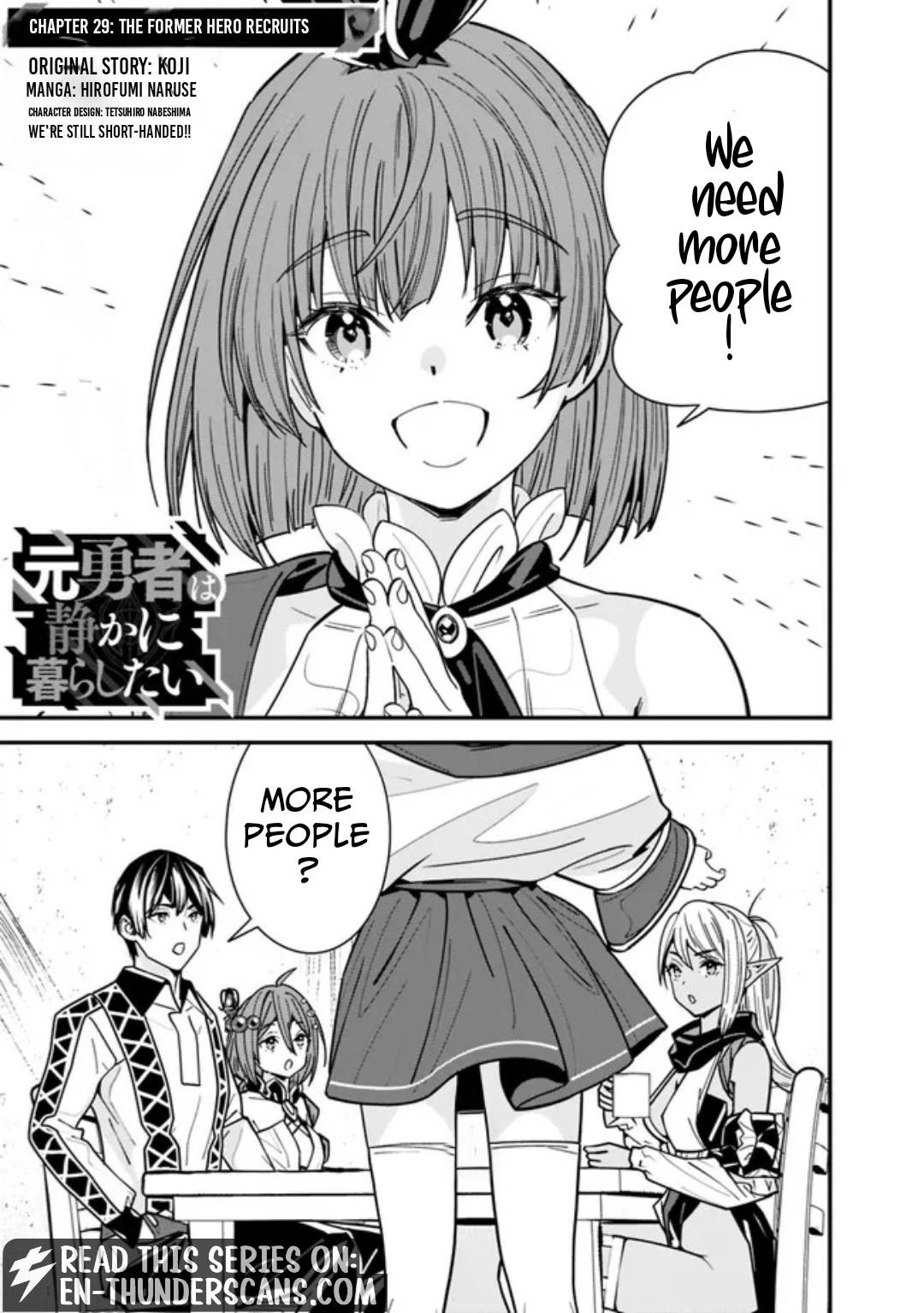 Moto Yuusha wa Shizuka ni Kurashitai Chap 29 - Next Chap 30