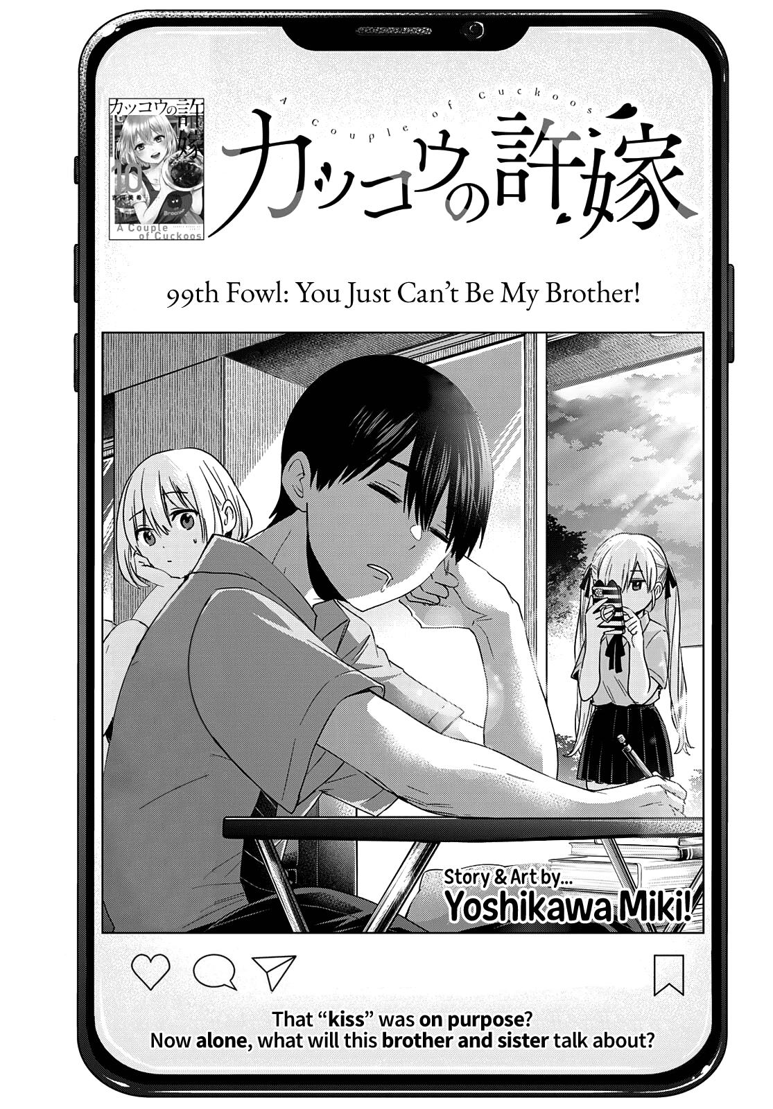 Kakkou no Iinazuke Chap 99 - Next Chap 100