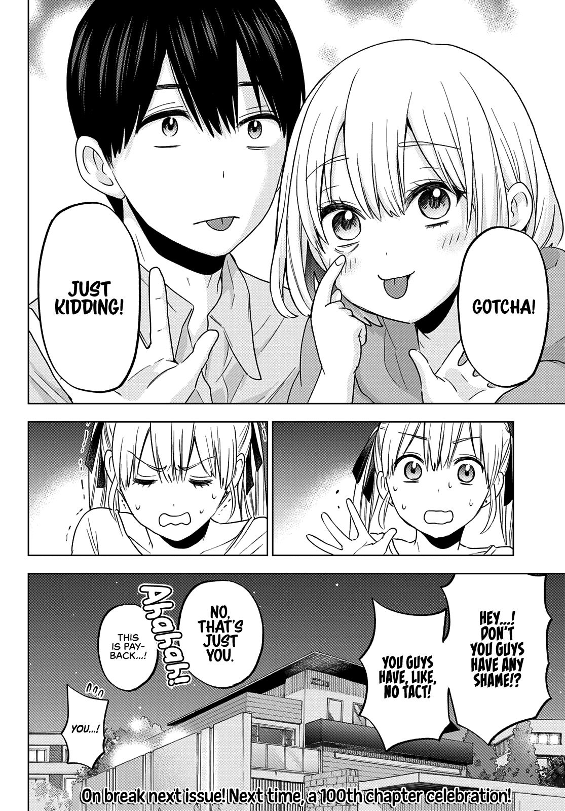 Kakkou no Iinazuke Chap 99 - Next Chap 100