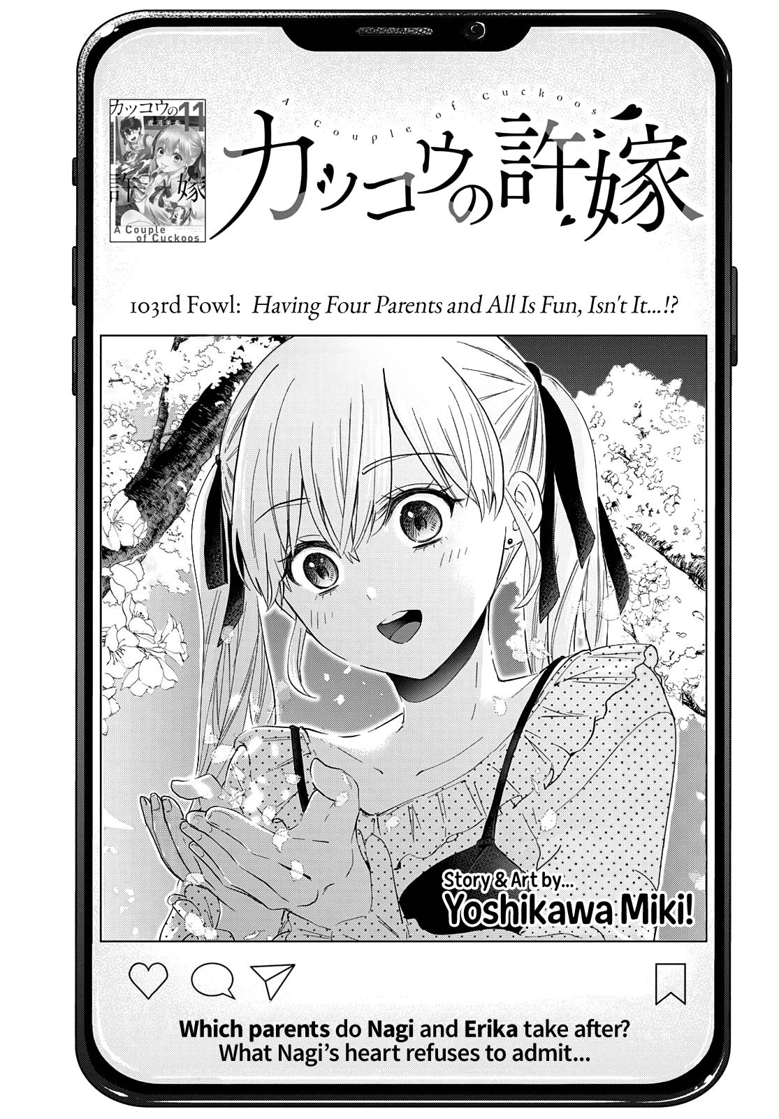 Kakkou no Iinazuke Chap 103 - Next Chap 104