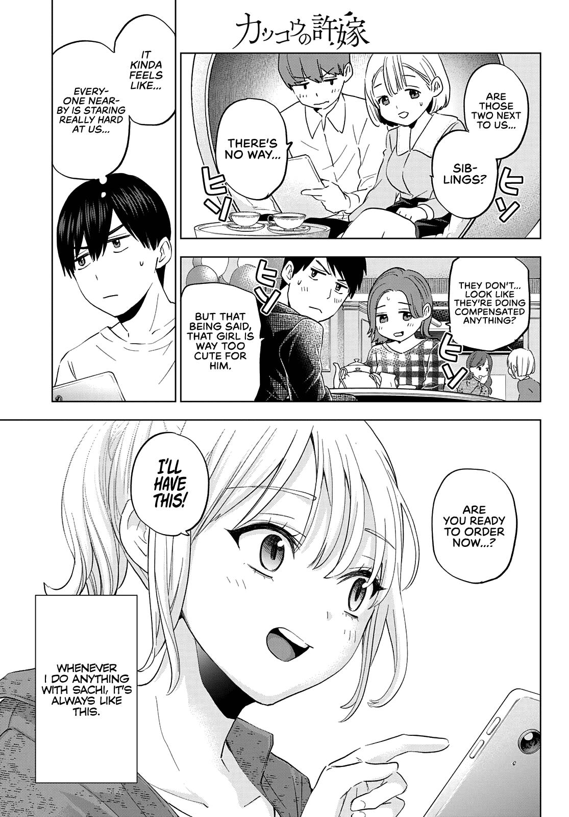 Kakkou no Iinazuke Chap 125 - Next Chap 126