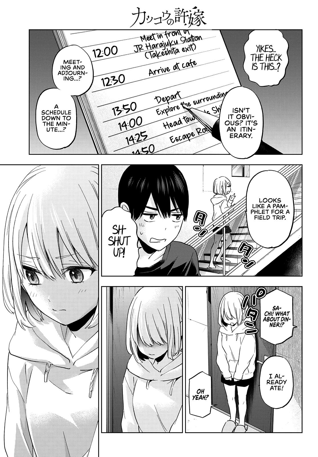 Kakkou no Iinazuke Chap 125 - Next Chap 126