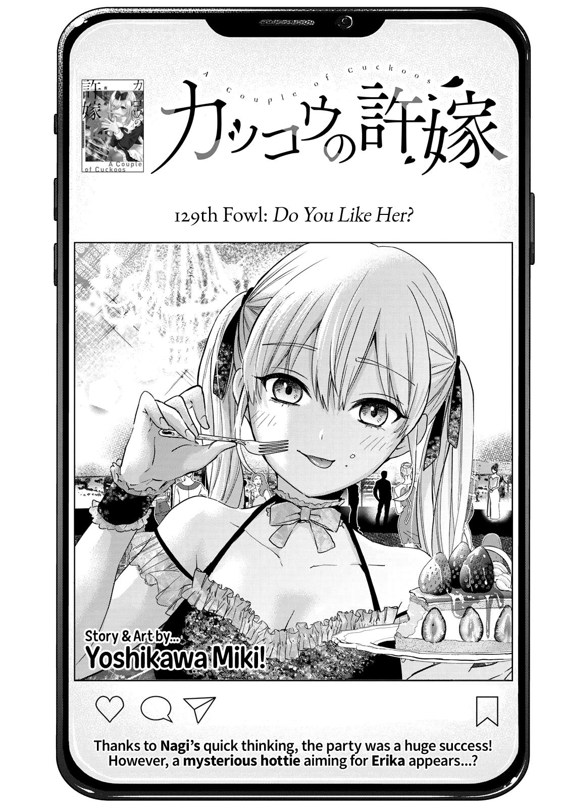 Kakkou no Iinazuke Chap 129 - Next Chap 130