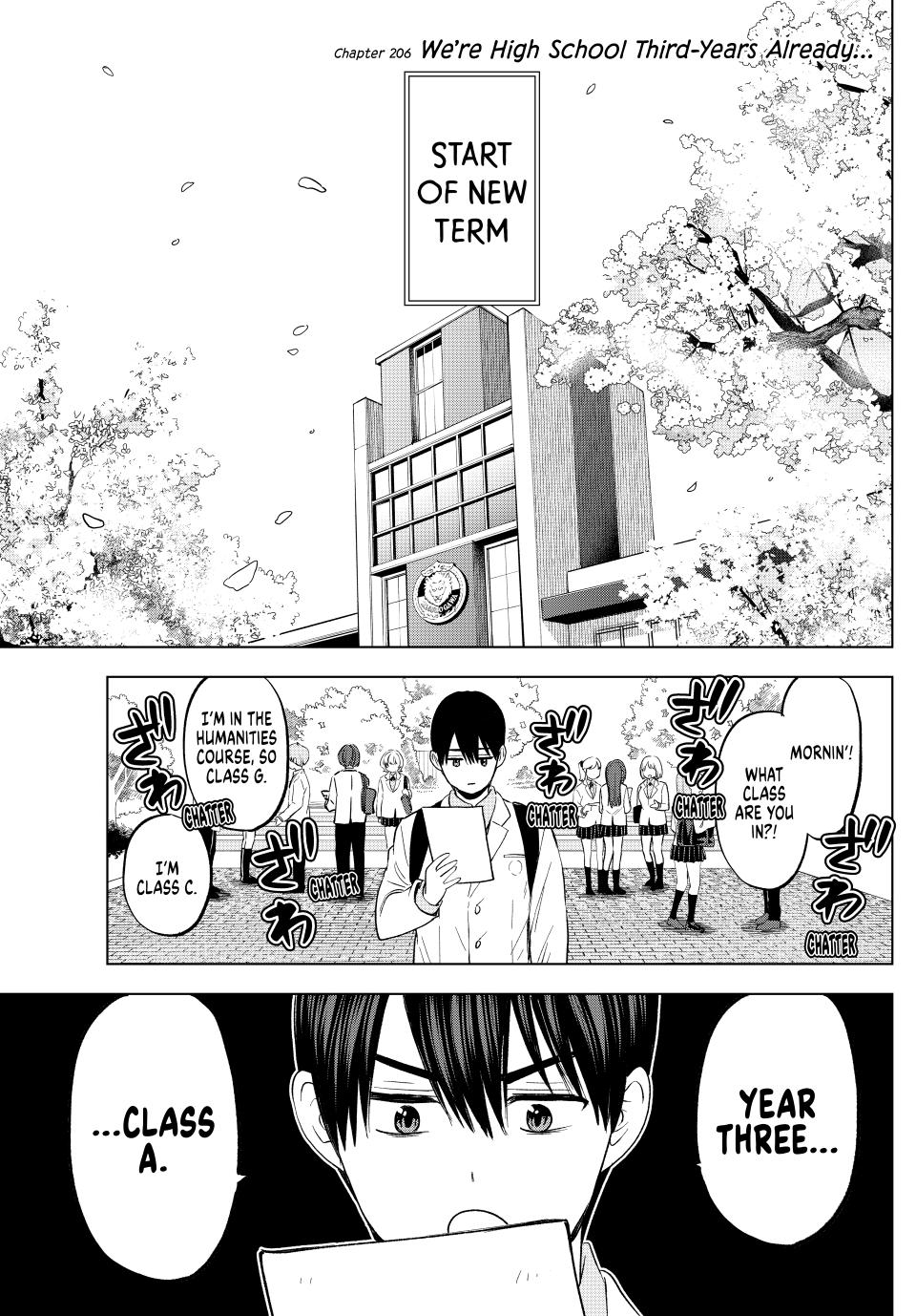 Kakkou no Iinazuke Chap 206 - Next Chap 207