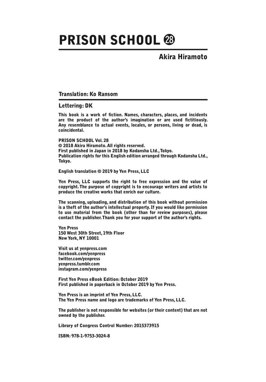 Prison School Chap 277 - Next Chap 278