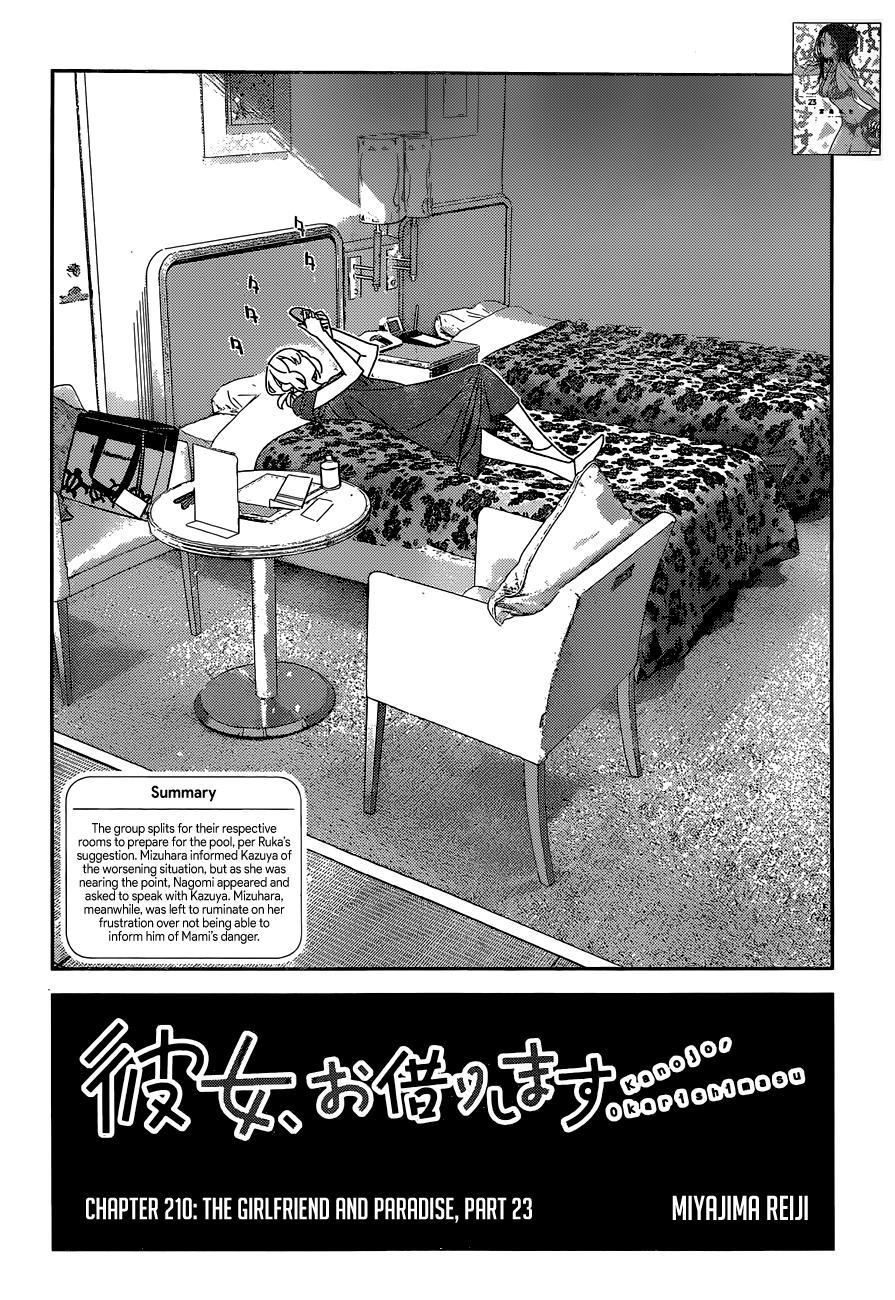 Rent-A-Girlfriend Chap 210 - Next Chap 211