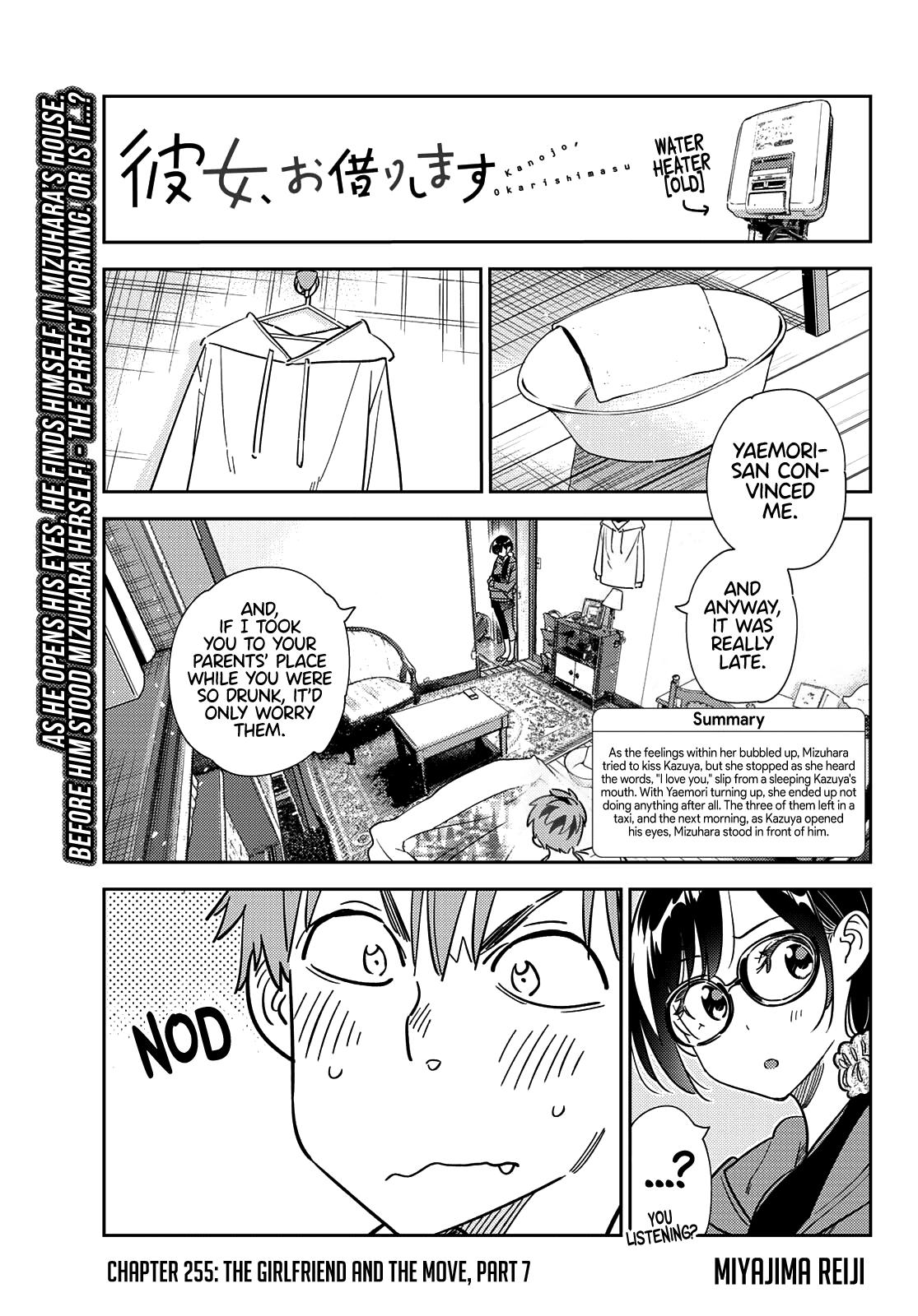 Rent-A-Girlfriend Chap 255 - Next Chap 256
