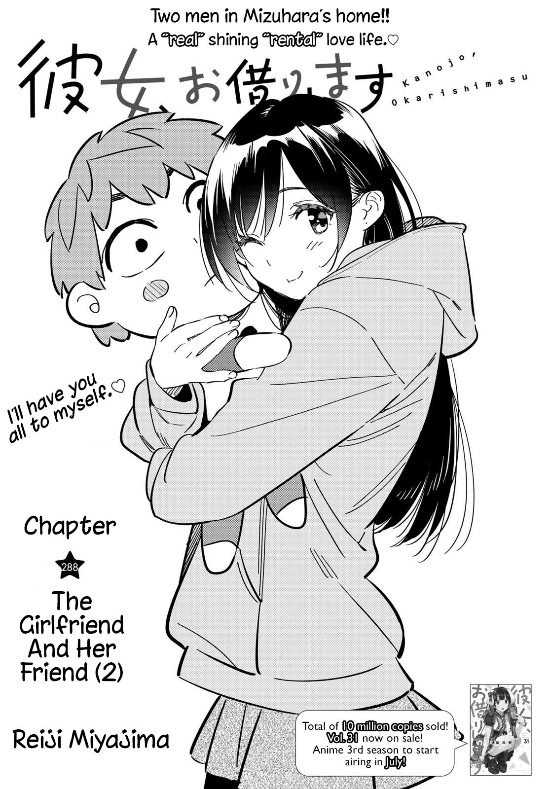 Rent-A-Girlfriend Chap 288 - Next Chap 289