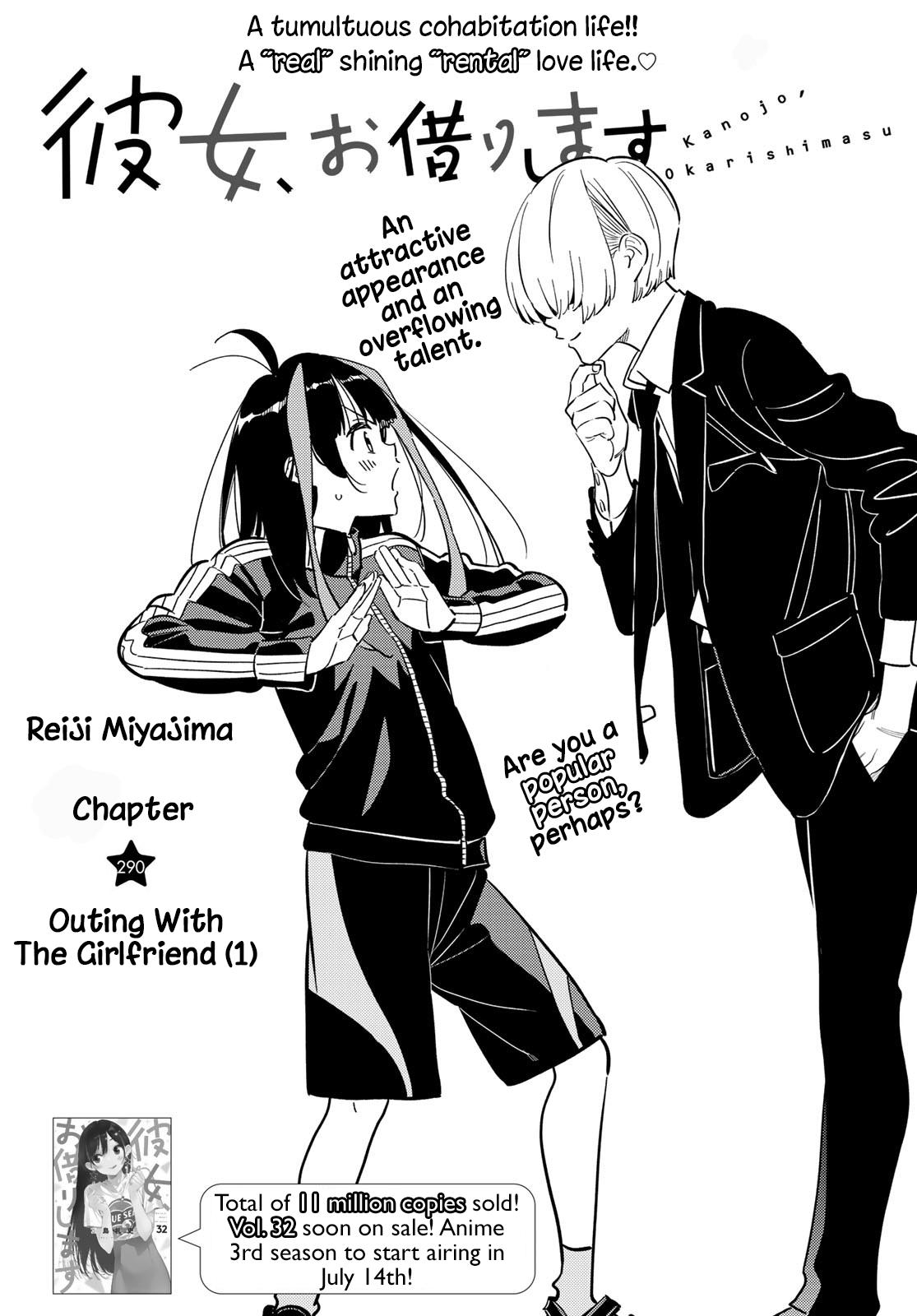 Rent-A-Girlfriend Chap 290 - Next Chap 291