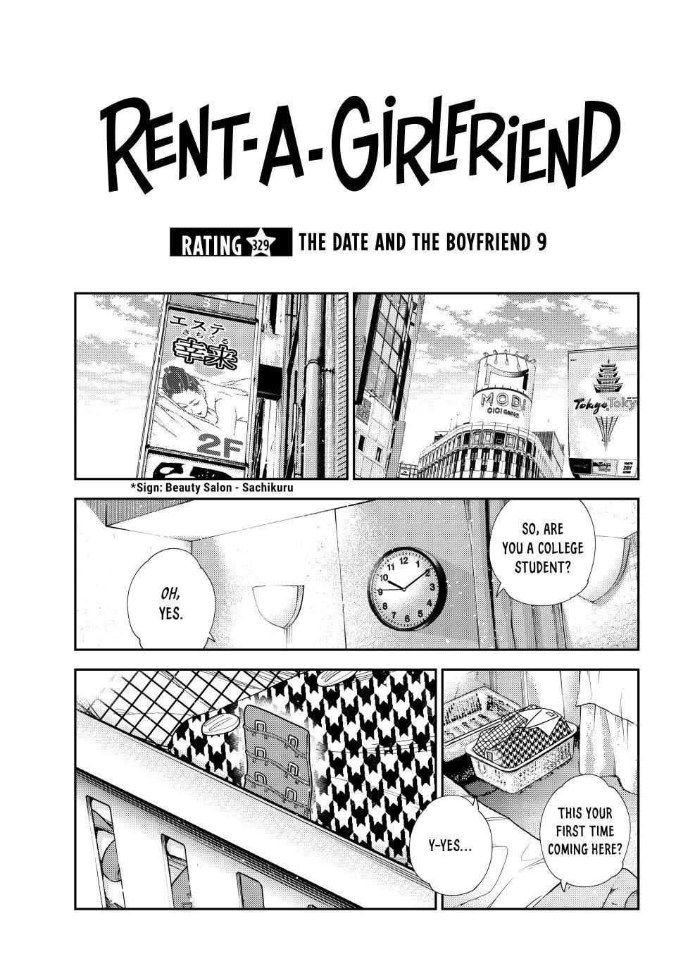 Rent-A-Girlfriend Chap 329 - Next Chap 330