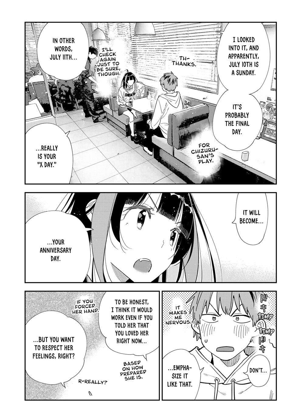 Rent-A-Girlfriend Chap 392 - Next Chap 393