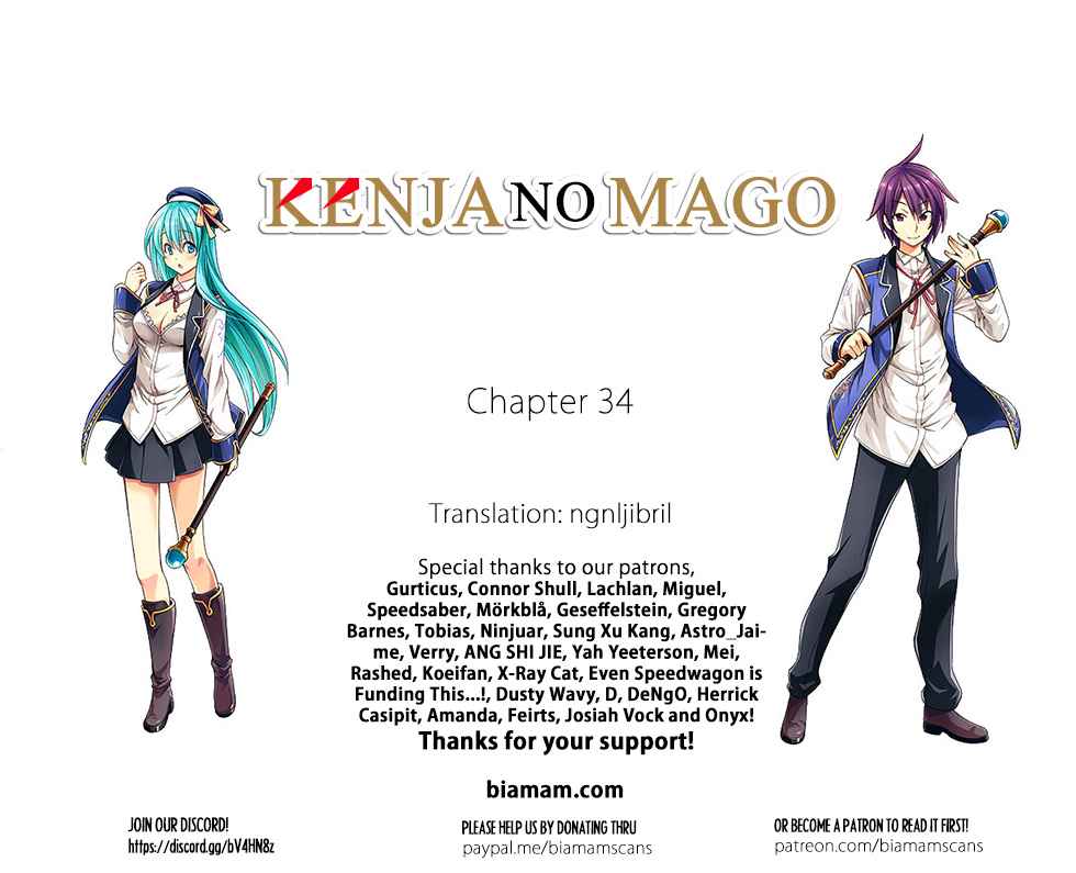 Kenja no Mago Chap 34 - Next Chap 35