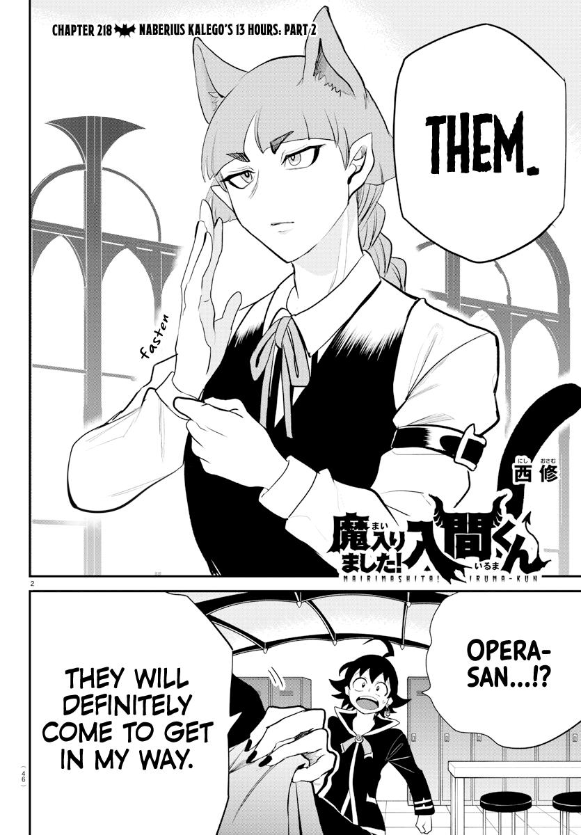 Mairimashita! Iruma-kun Chap 218 - Next Chap 219