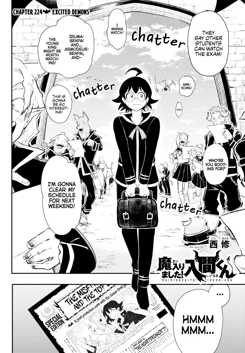 Mairimashita! Iruma-kun Chap 224 - Next Chap 225