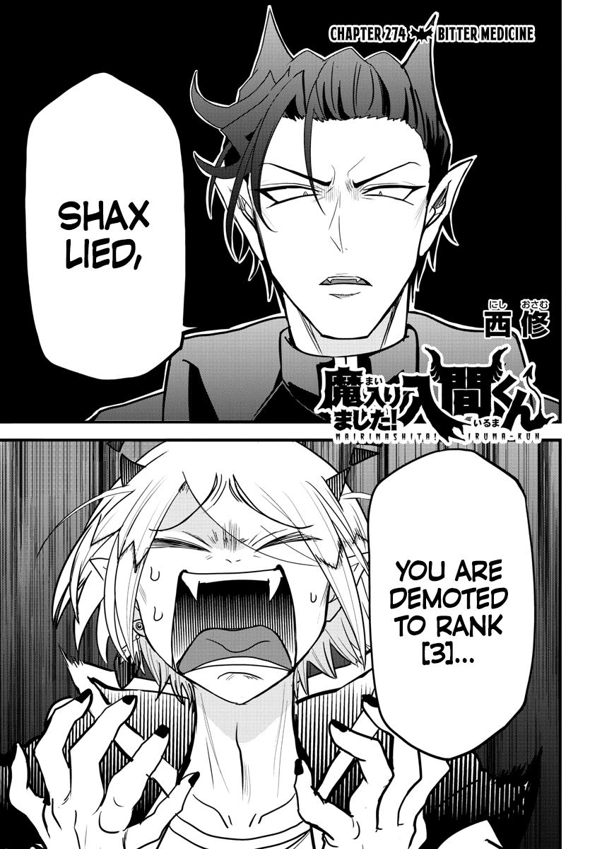 Mairimashita! Iruma-kun Chap 274 - Next Chap 275