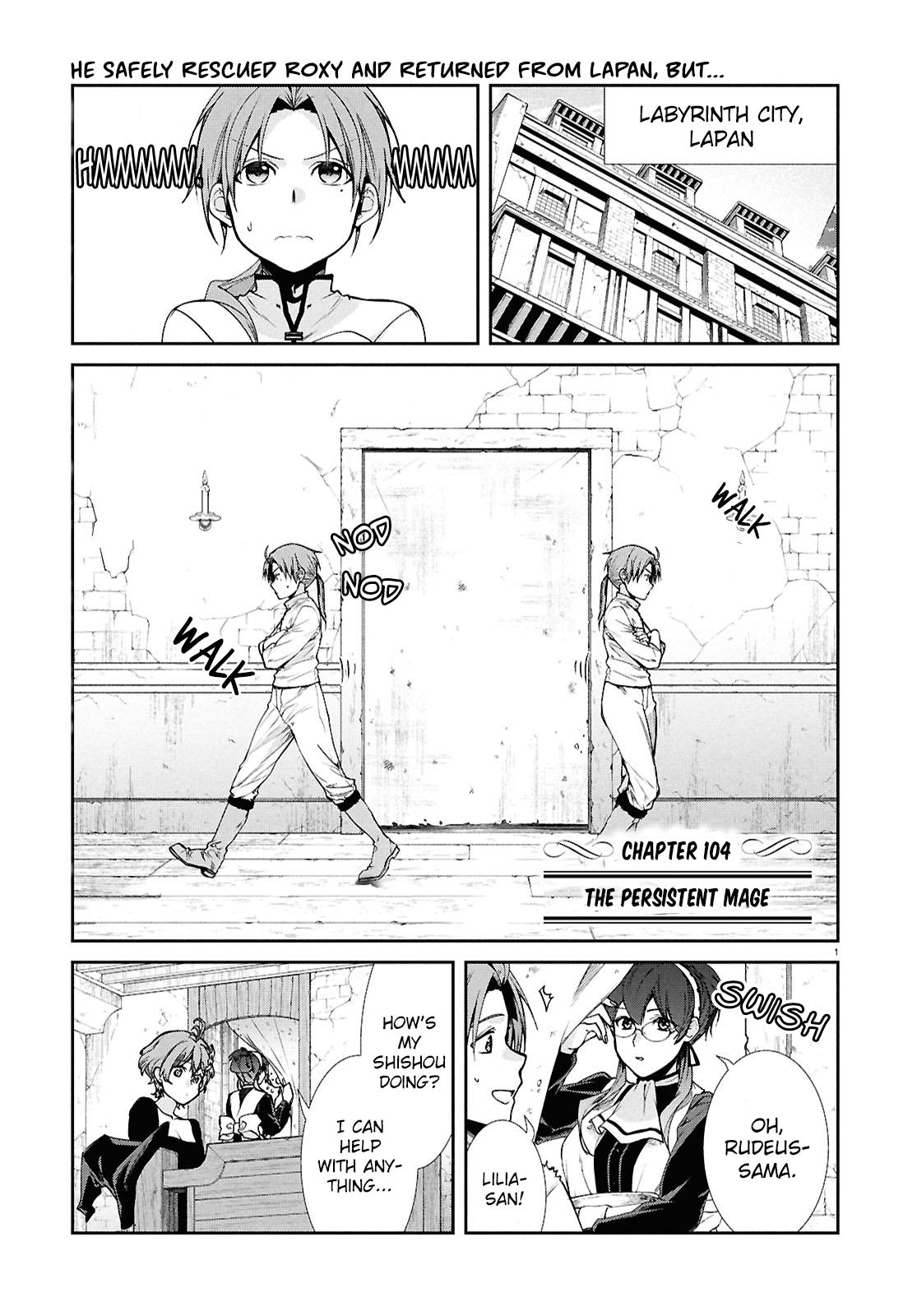 Mushoku Tensei – Isekai Ittara Honki Dasu Chap 104 - Next Chap 105