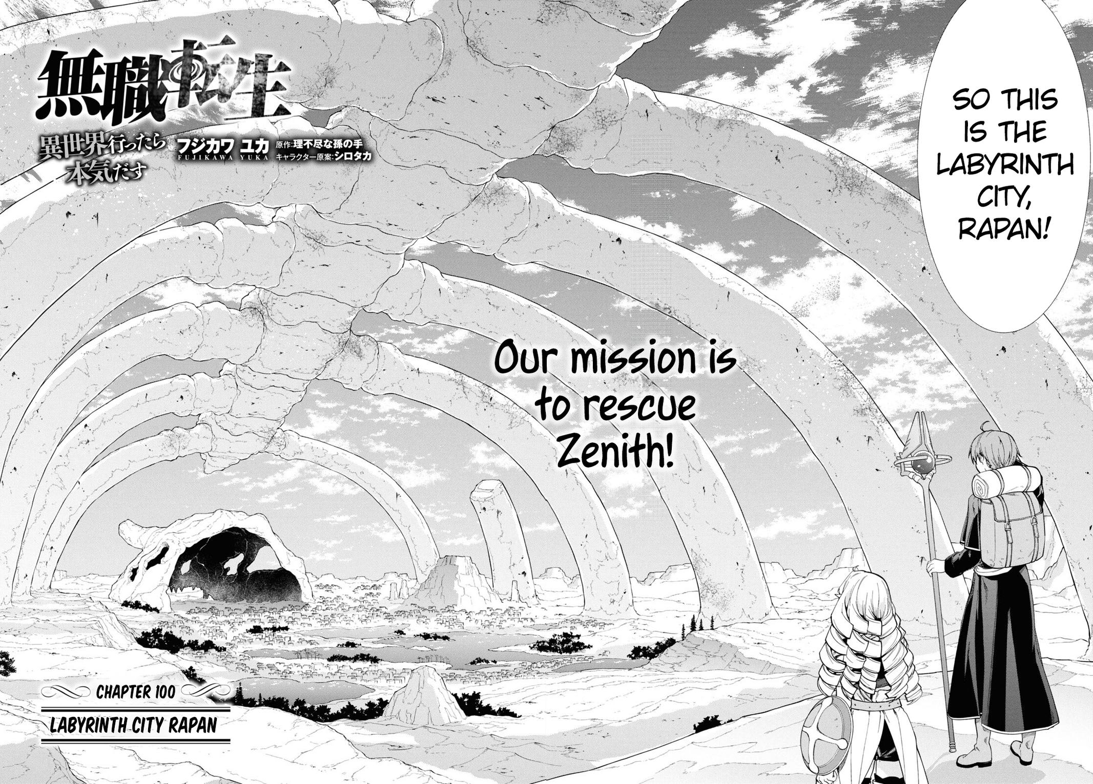 Mushoku Tensei – Isekai Ittara Honki Dasu Chap 100 - Next Chap 101
