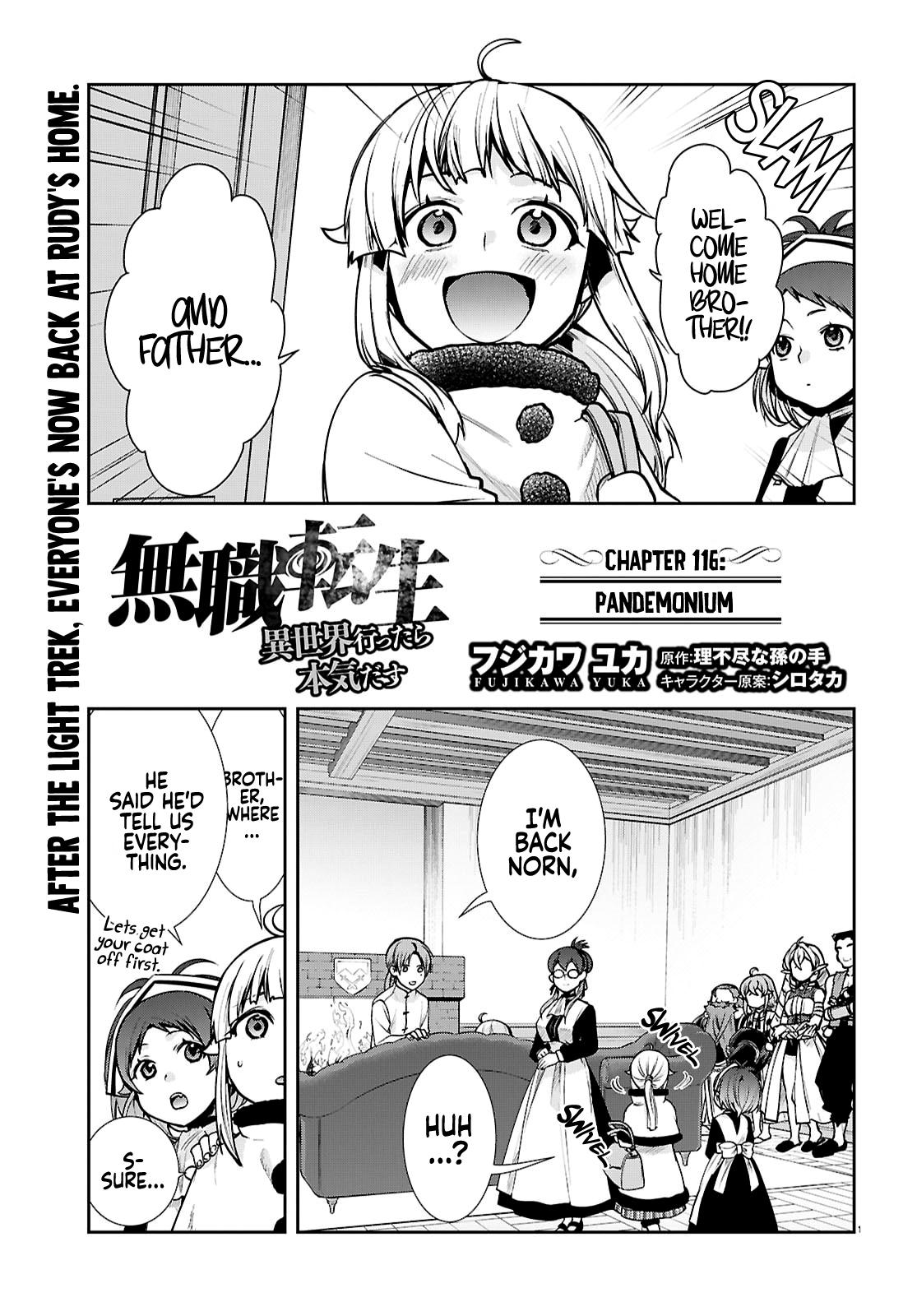 Mushoku Tensei – Isekai Ittara Honki Dasu Chap 116 - Next Chap 117