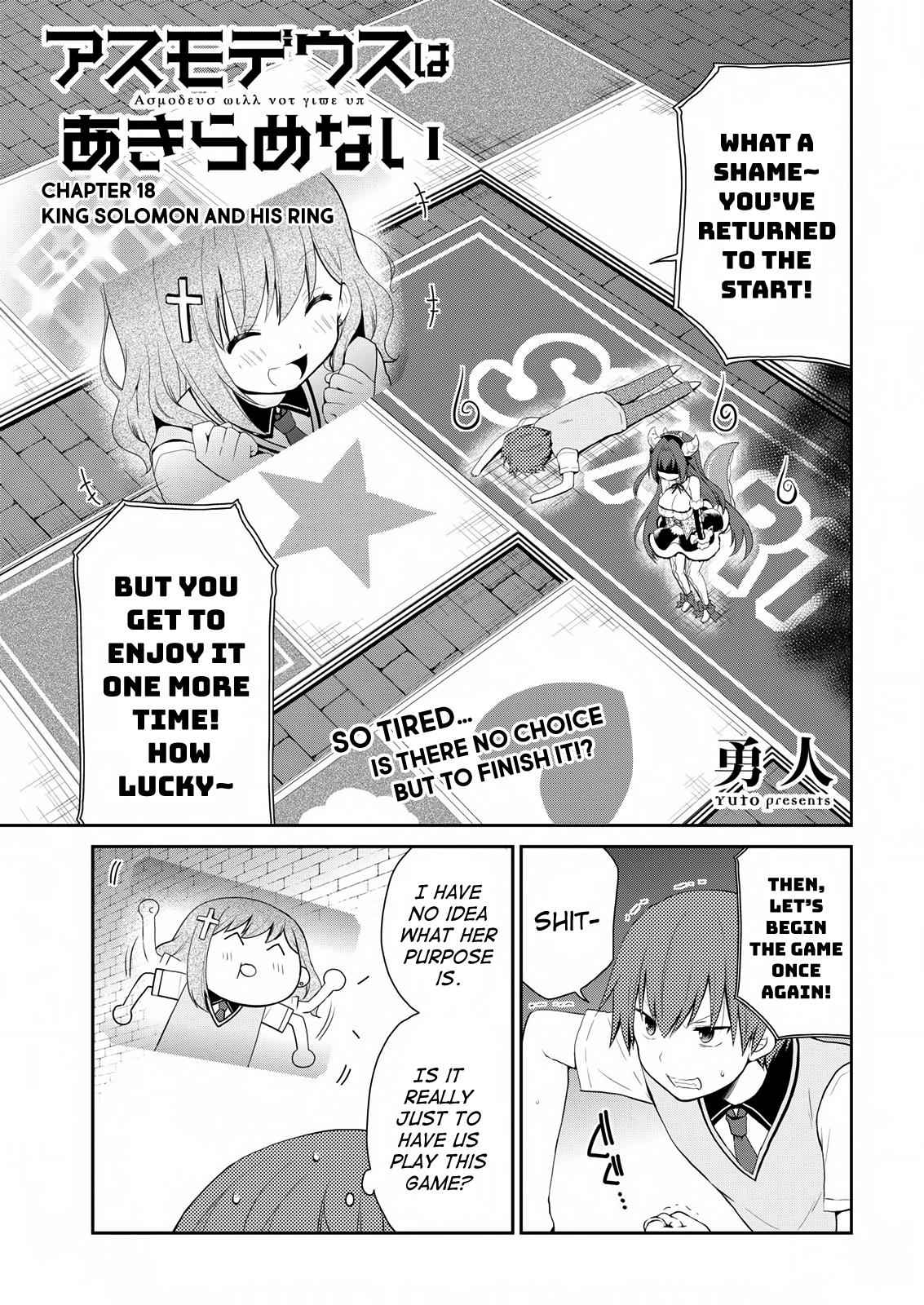 Asmodeus wa Akiramenai Chap 18 - Next Chap 19